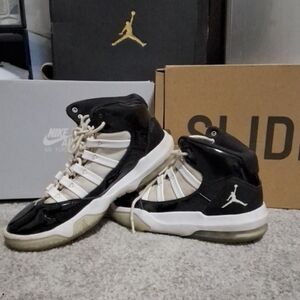 Nike Air Jordan Black and White Sneakers